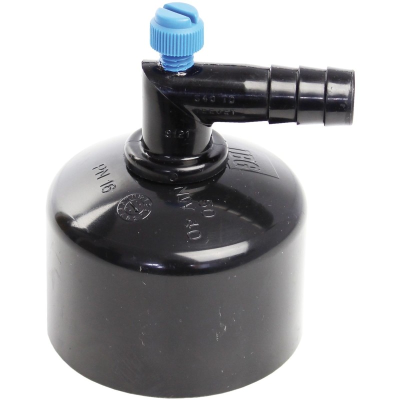 End Cap with Hose Fittings